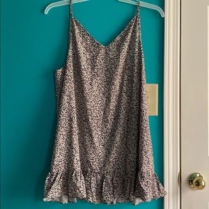 Polyester Dotted Dress